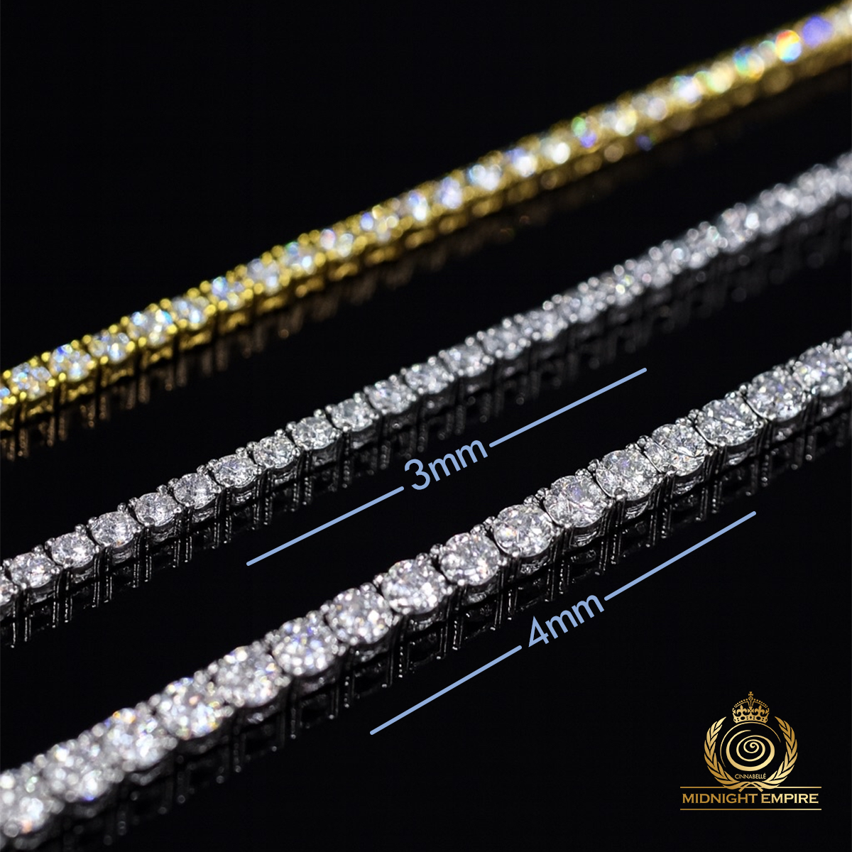 VVS Moissanite Tennis Chain